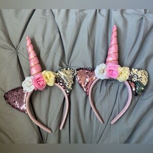 Sparkling Unicorn Headbands 2pcs